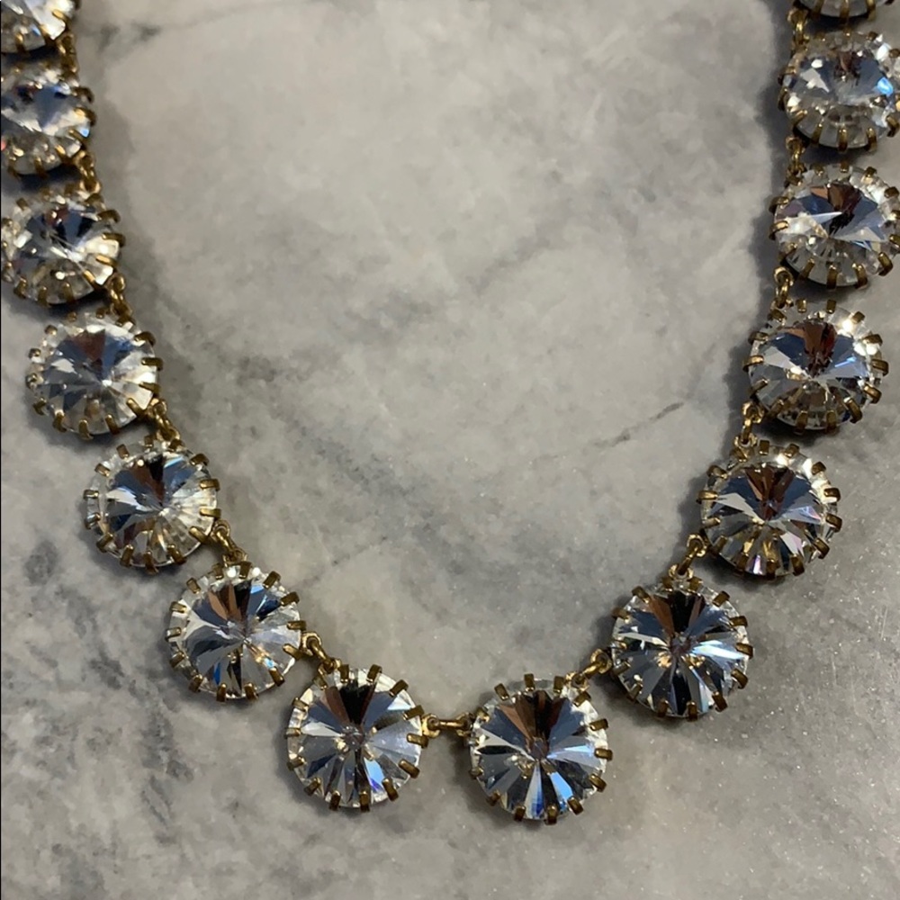 Crystal Statement Necklace - image 2